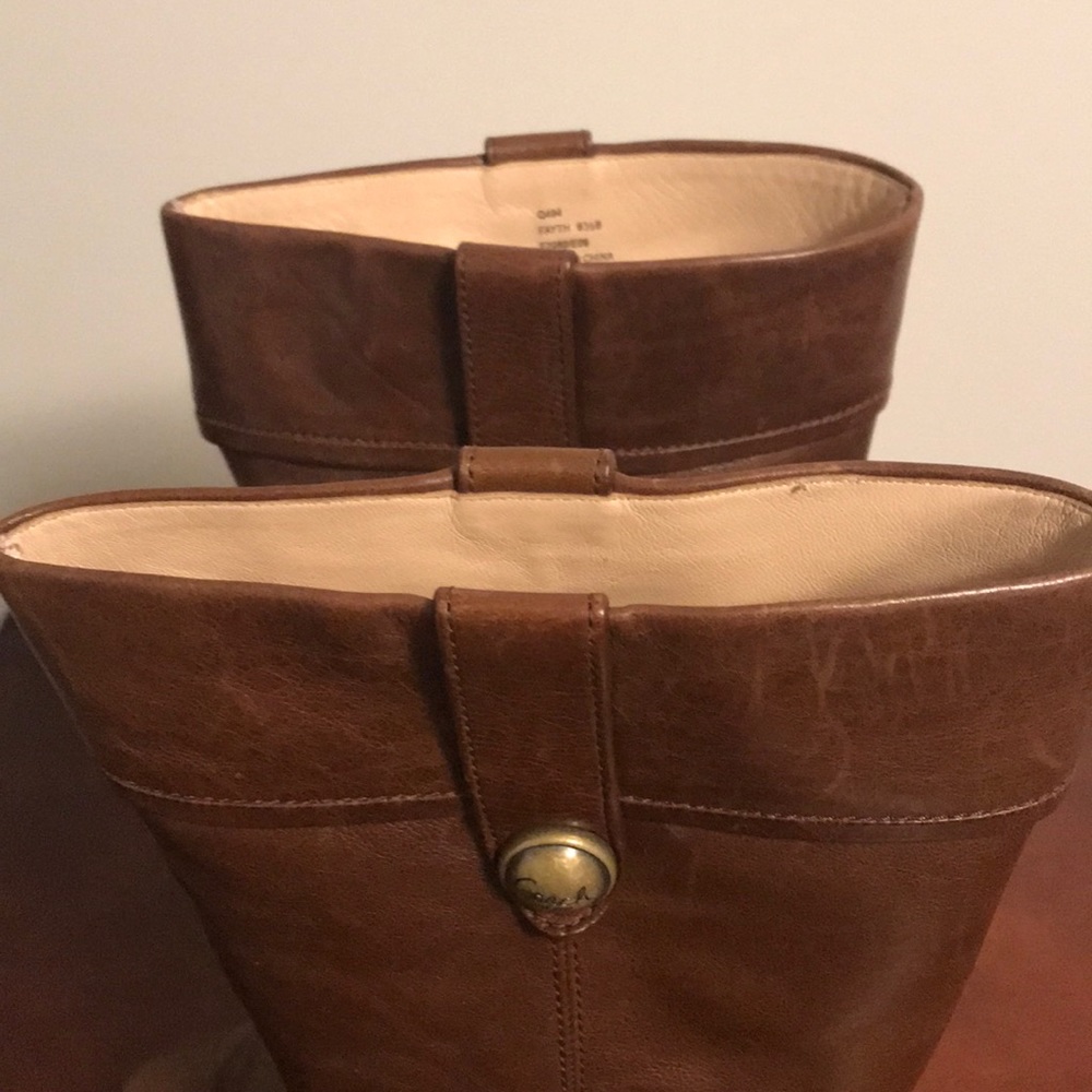 Coach brown leather boots - Picture 3 of 5
